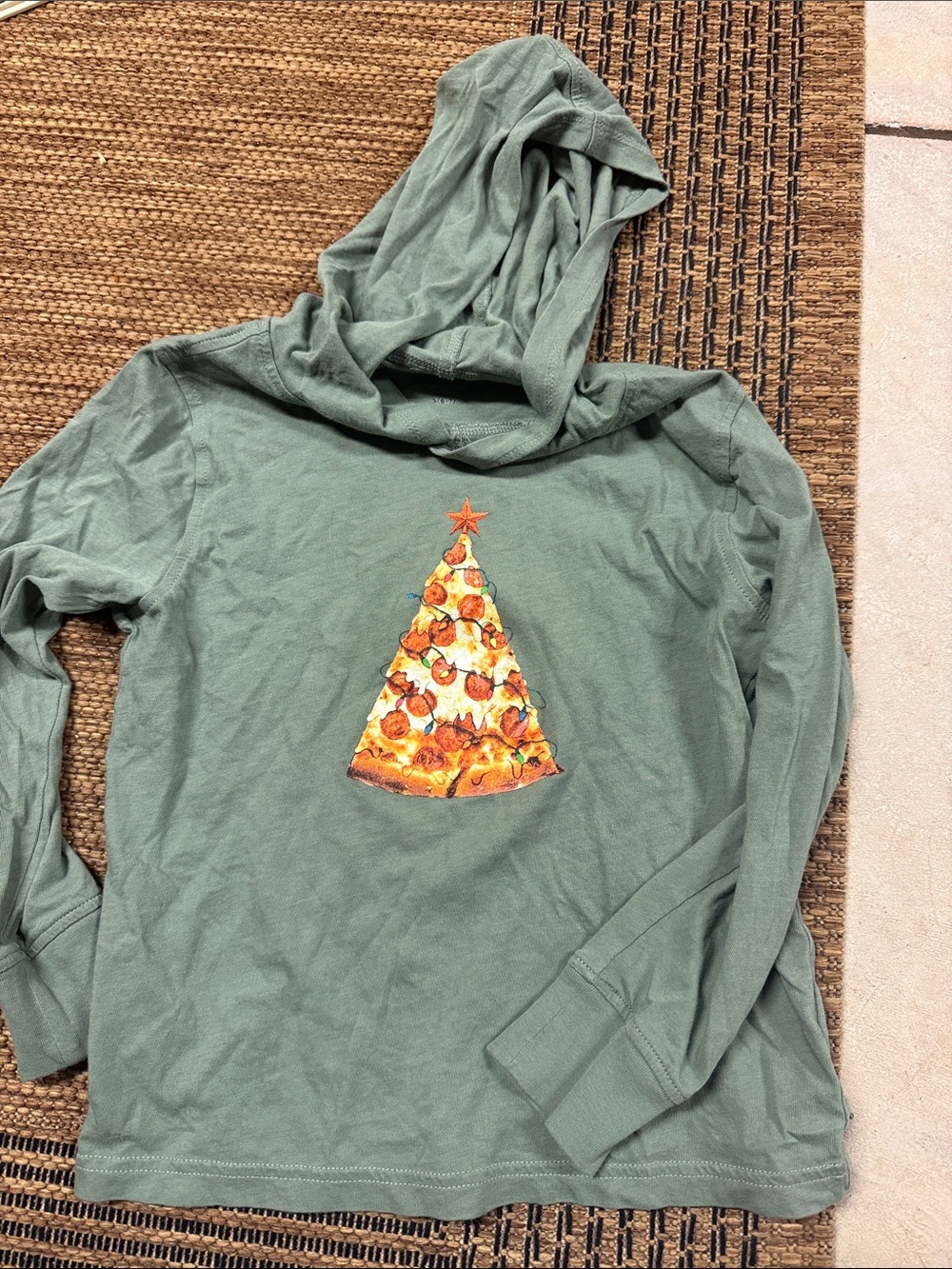 Crewcuts Sage Green Pullover Hoodie